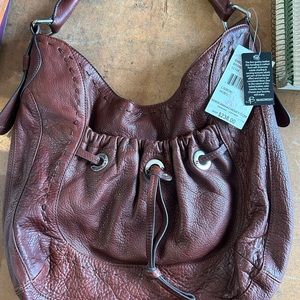 B Makowsky Leather Purse